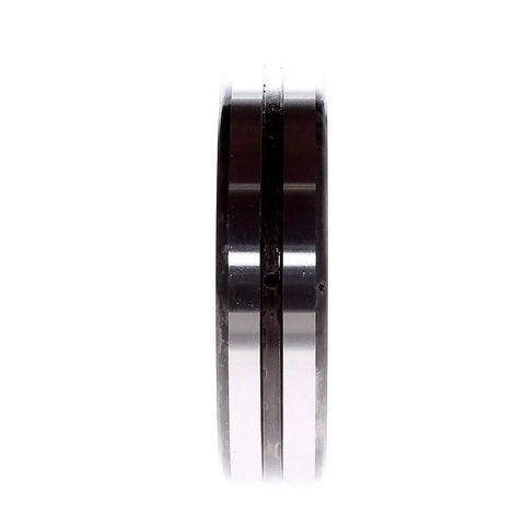 21311 Spherical Roller Bearing 55Mm Straight Bore 120Mm Outside Diameter For Retrofit Axle Hubs Beefy Wheel End Bearing That Fits Popular Designs And Manually Or Pre Adjusted Setups 1 Piece, side view of steel bearing