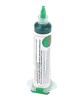 2Pcs Light Curing Solder Mask Ink for BGA PCB Solder Resist Ink Green Pro Grade Quick Dry Insulation syringe packaging close-up
