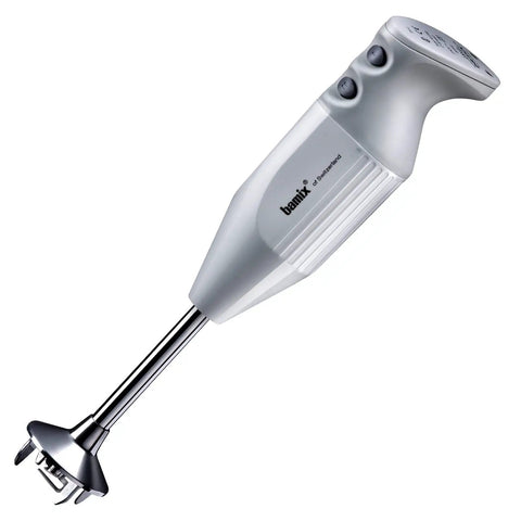 Swiss Made Immersion Hand Blender with stainless steel blades for effortless aerating, blending, and chopping.