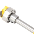 Premium Carbide Router Bit Template For Woodworking Pros With 1/4 Inch Shank and Coated Body to Cut Smoothly and Clean Fast Every Time Without the Hassle