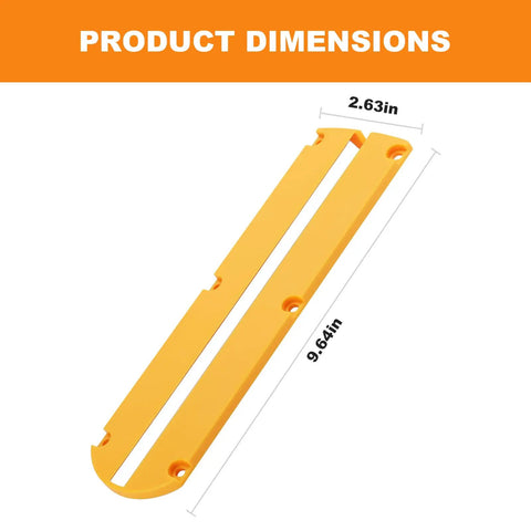 Kerf Plate Replacement For 10 Inch And 12 Inch Non Sliding Miter Saws Fits DWS713 DWS715 DWS716 DW705 Throat Plate Table Insert dimensions