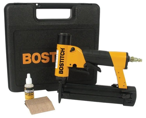 23 Gauge Pin Nailer 1/2 Inch to 1-3/16 Inch, Low Profile Nose, adjustable depth and power, with carrying case, oil, and nails