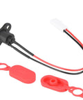 Durable Scooter Charging Port With Silicone Waterproof Cover For M365 Electric Scooter Replacement Part Pro Grade Easy Install