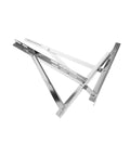Stainless Steel Outdoor Air Conditioner Bracket 1 Pair Heavy Duty Weatherproof Wall Mount with installation screws
