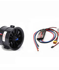 CCW 70mm Pro EDF Ducted Fan For RC Jet Aircraft with 12 blades, 2800KV brushless motor and 80A ESC with wiring
