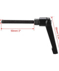 M6 50mm Adjustable Clamping Lever With Push Button Ratchet And Locking Lever Standard M6 1mm Pitch for Machinery Fixtures