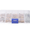 Brass M2 Hex Column Standoff Spacer Kit 300 Piece Assortment For PCB Mounts And Electronics Nuts And Screws Set For Spacing Panels Gears And Enclosures Pro Grade Hardware, plastic organizer case