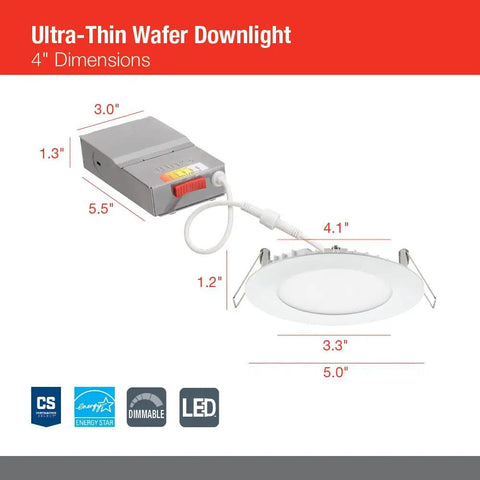 Super Sleek 4 Inch Led Recessed Downlights Delivering Dope Adjustable Cct With Smooth Flat Trim For Rapid Ceiling Fixes In Tight Corners Comes Ready As A Solid Twelve Pack For Zero Hassle Home Makeovers
