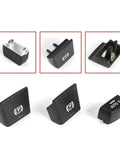 Straight Swap Electric Parking Brake Switch For BMW X5 F15 2014 To 2018 shown from multiple angles, illustrating design and shape.