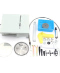 Portable Mini Polisher And Grinder Tool 110V 750W 0-10000 RPM Gem Jewelry Rock Buffer with accessories and saw blade