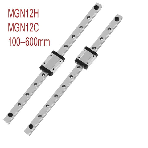 Mini Linear Guide Rail Slide Carriage For CNC Laser Engraving Machine MGN12H Compatible 250mm With Block Pro Grade Linear Motion Guide