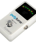PolyTune 3 Ultra Compact Polyphonic Tuner With Chromatic And Strobe Modes And Built In Bonafide Buffer displayed on pedal