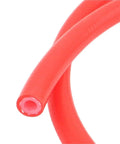 Red silicone hose close-up, 1 meter, ID 6-25mm, food grade double layer, high temperature toughness for gas water oil steam