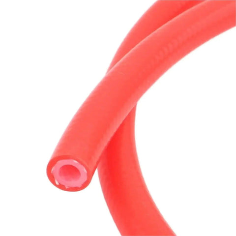 Red silicone hose close-up, 1 meter, ID 6-25mm, food grade double layer, high temperature toughness for gas water oil steam