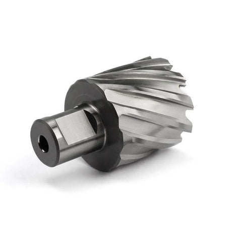 Annular cutter with Weldon shank, 1-1/2 in dia, HSS for magnetic drill press