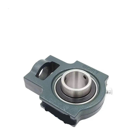 Solid Mount Insert Bearings With Iron Housing Pillow Blocks Fit UCT305 UCT317 UCT315 75mm Bore, gray iron housing