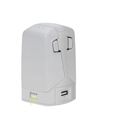 Two Way Charging Hub And Vertical Butler Power Bank Station Kit for drones showing USB port on white background.