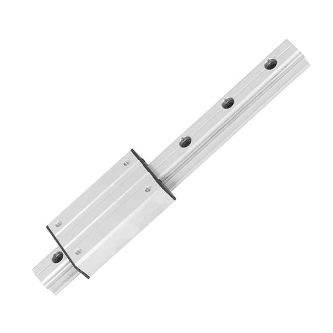 External Biaxial Linear Guide Rail With Metal Slide Block For CNC DIY Automation And Precision Motion System Super Quiet With Low Friction And Smooth Operation For Home Shops And Pro Labs, 300 mm aluminum rail