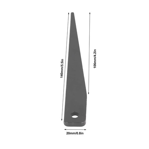 Morse Taper Drift Key MT1 MT2 Workhorse Heavy Duty High Hardness Silicon Manganese Steel for Lathe Boring and Drilling