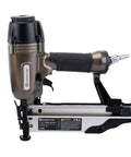 CFN64 16 Gauge Straight Finish Nailer Pneumatic Tool For Trim And Cabinets Drives 1 To 2 And A Half Inch Nails side view