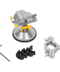 360 Degree Rotation Vise Table With Suction Cup Base For Screw Repair Jewelry Craft Hobby Workbench Lightweight 322g Includes Accessories