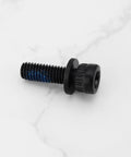 4Pcs M6x18mm MTB Caliper Bolts For Hydraulic Disc Brakes 25mm Overall Length High Carbon Steel Black Compatible With Shimano