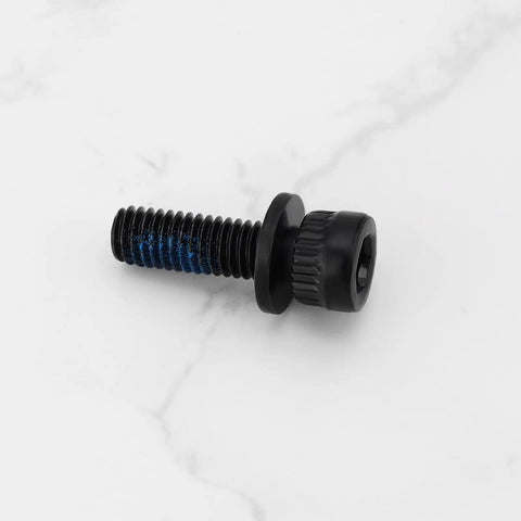 4Pcs M6x18mm MTB Caliper Bolts For Hydraulic Disc Brakes 25mm Overall Length High Carbon Steel Black Compatible With Shimano