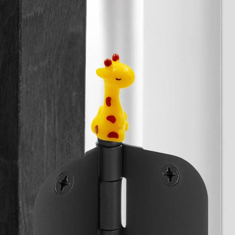Mini Giraffe Door Hinge Heads Set Of 3 Magnetic Door Decor Toppers For Metal Surfaces Quirky Cottage Style Cute Animal Ornaments To Brighten Doors Walls And More on a hinge