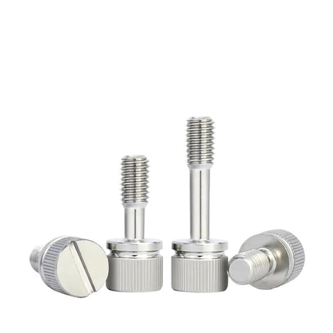 Stainless Steel Knurled Thumb Screws Set For Computer Case Bolts Grip It By Hand With Knurl Head M2 Through M8 Five Pieces Rust Resistant 304