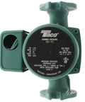 Tough As Nails Cast Iron Circulator Pump Featuring Silent Wet Rotor Action And Quick Swap Universal Flange Gaskets For Hassle Free Hydronic Heat Pumps, Cartridge Circulator 1/25 HP.