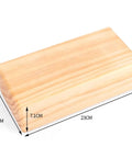 Premium Natural Solid Wood Yoga Block With Rounded Corners And Slick Grip For Legit Balance Training And Killer Flex Stretches And Top Shelf Core Conditioning Sessions, 23cm x 10cm x 7.1cm.
