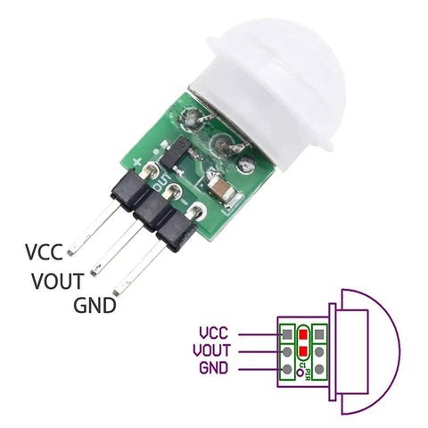 Mini PIR Motion Sensor Module HC SR312 AM312 For Arduino Pyroelectric Infrared Distance Detector High Sensitivity Low Power Compact