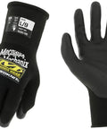 SpeedKnit S1DC05 Coated Knit Work Gloves For Heavy Duty Grip And Cut Abrasion Resistance, touchscreen, black, medium
