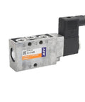 Ditch The Old Gear Grab This Awesome Tiger Solenoid Valve For Your Pneumatic Systems It Runs On DC24V Or AC110V And Comes In 1/4 Or 1/8 Inch Ports To Keep Your Machine Running Smooth All Day Long With No Stress or Downtime Just Plug It And Go!.