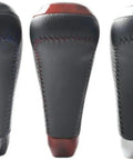 Three Leather Gear Shift Knob For Toyota 4Runner Tacoma TRD And Tundra 2007 2019 Non Slip ABS Shift Lever Easy Install Premium Grip