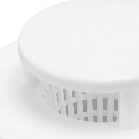 Close-up of Jauarta Plastic Bathtub Drain Stopper, Effective Hair Trap, showing durable plastic and effective hair-catching design.