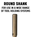 Fifteen Sixteenths Inch Cobalt Steel Taper Length Drill Bit DWDTL Series with round shank for tool holding systems