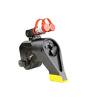 Heavy Duty Pro Gear Hydraulic Torque Wrench Featuring Anti Corrosion Aluminum Titanium Alloy Square Drive and Quick Release 360 Rotating Oil Port, close-up view.