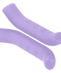 Purple Anti Slip Silicone Brake Lever Grips Set For Motorcycle And Bike, Gel Material Non Slip Handle Covers with Sliding Sleeve Design