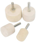 Total Game Changer Glass Scratch Remover Kit with 4 heavy duty felt buffing wheels, ideal for scratch repair.