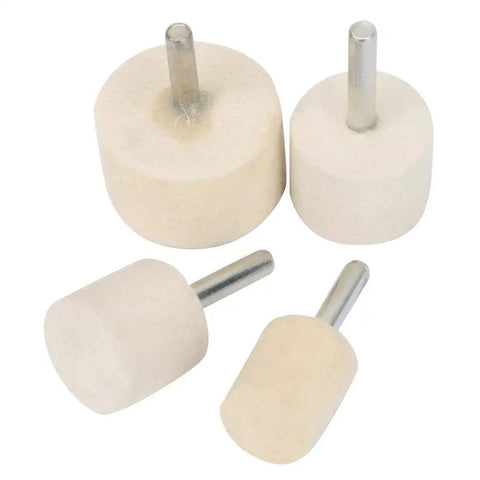 Total Game Changer Glass Scratch Remover Kit with 4 heavy duty felt buffing wheels, ideal for scratch repair.