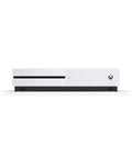 Certified Refurbished Xbox One S Rig Packed With A Huge One Terabyte Drive Featuring Sick Gears 5 Bundle Plus Dope Wireless Controller For Next Gen Living Room Setup And Major Backward Play Vibes. White Xbox One S console front view.