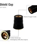 Heavy Duty 48 Pieces Plasma Cutter Consumables Kit For Eastwood Versa 60A Systems Featuring Premium Electrodes And Nozzles For Sharp Cuts And Long Lasting Performance In Your Shop - Shield cap with copper interior.