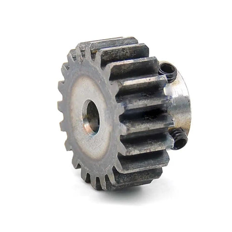1.5 Mod Spur Gear With 25 Teeth Step Bore 20mm Hardened 45 Steel Motor Gear With Set Screws for DIY and Heavy Duty Projects