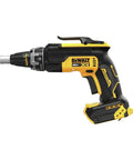 20V Max Brushless Drywall Screw Gun Tool Only DCF630B with side view showing variable speed settings, lightweight design for quick fastening