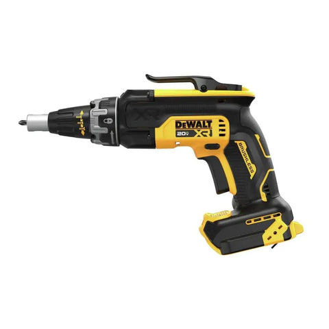 20V Max Brushless Drywall Screw Gun Tool Only DCF630B with side view showing variable speed settings, lightweight design for quick fastening
