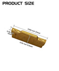 Grooving Cutoff Carbide Inserts MGMN300 M 3mm Thick With 5.5mm Cutting Width And 21mm Length for CNC Turning CVD Yellow