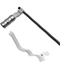 Extended Lever And Handle For 10 22 Combo Replacement Accessories Aluminum Anodized Silver Upgrade shown separately