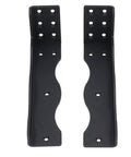 Heavy Duty Floating Shelf Bracket Made Of Carbon Steel Built Tough Rust Resistant Frosted Black Finish Wall Mounted Shelf Bracket With 80 Lb Load Capacity