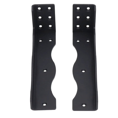 Heavy Duty Floating Shelf Bracket Made Of Carbon Steel Built Tough Rust Resistant Frosted Black Finish Wall Mounted Shelf Bracket With 80 Lb Load Capacity